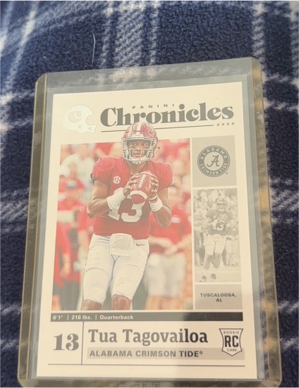 2020 Panini Chronicles #13 Tua Tagovailoa — front
