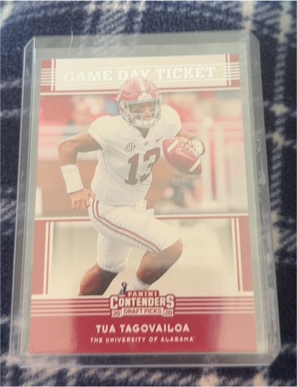 2020 Panini Contenders Draft Picks #9 Tua Tagovailoa — front