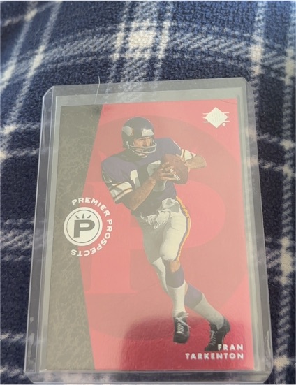 1996 Upper Deck SP Premier Prospects Fran Tarkenton — front