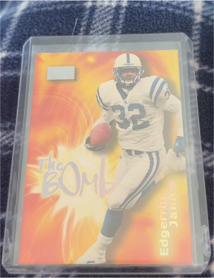 2000 SkyBox The Bomb #3 Edgerrin James — front