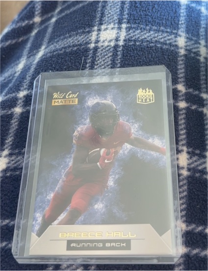 2022 Wild Card Matte #RH-13 Breece Hall Rookie Heat — front