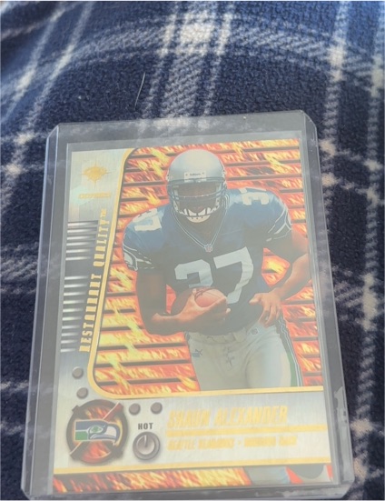 1999 Pacific Shaun Alexander #RQ4 Restaurant Quality — front