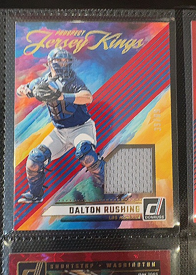 2024 Donruss Jersey Kings #JK-MW Dalton Rushing — front