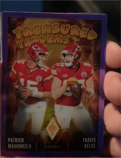 2024 Panini Phoenix #TT-KC Patrick Mahomes II / Travis Kelce Treasured Tandems — front