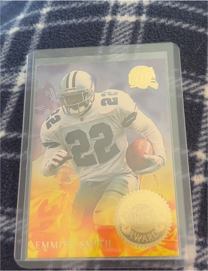 1994 Fleer Ultra #8 Emmitt Smith Achievement Award — front