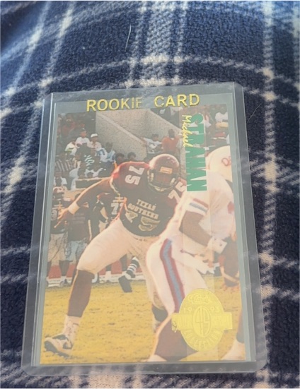 1993 Classic 4 Sport #146 Michael Strahan Rookie Card — front