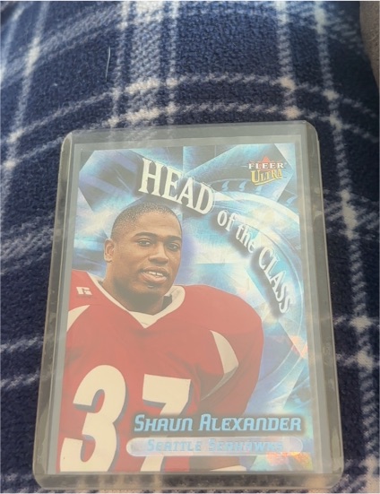 2000 Fleer Ultra Head of the Class #6HC Shaun Alexander — front