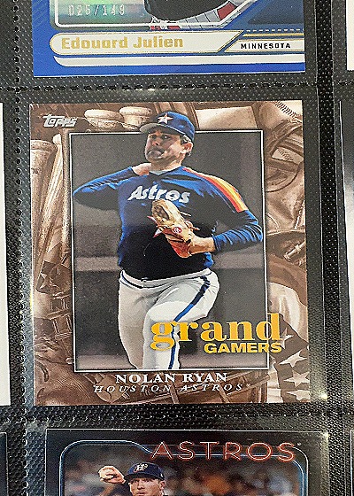 2024 Topps Series 1 Grand Gamers #GOG-1 Nolan Ryan — front