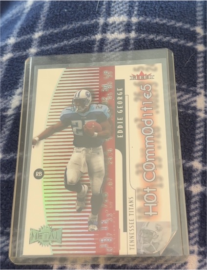 2000 Fleer Metal Hot Commodities #10HC Eddie George — front