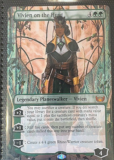 2022 Magic: The Gathering #283 Vivien on the Hunt — front