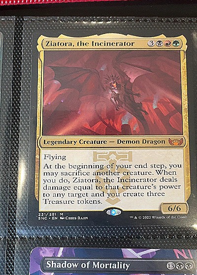 2022 Magic: The Gathering #231 Ziatora, the Incinerator — front