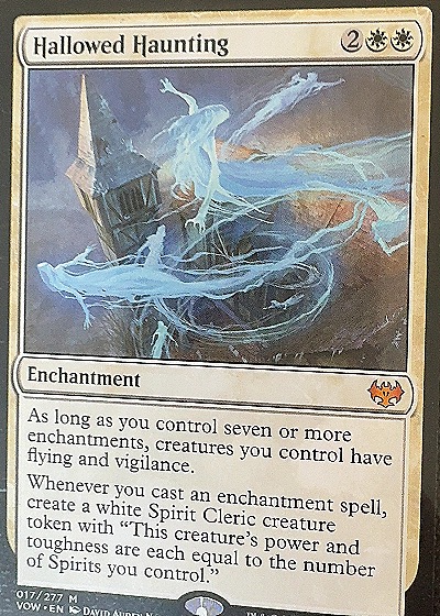 2021 Magic: The Gathering #017 Hallowed Haunting — front