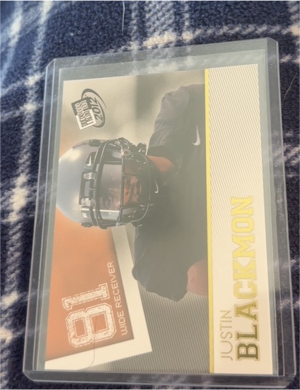 2012 Press Pass #3 Justin Blackmon — front
