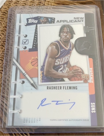 2025-26 Topps New Applicants #NA-RF Rasheer Fleming — front