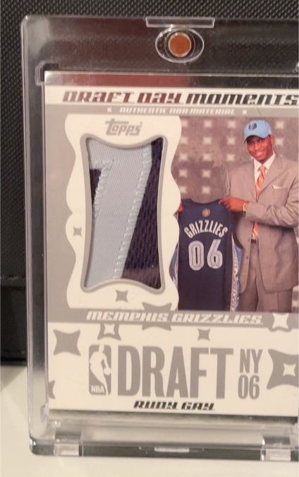 2006 Topps Big Game Draft Day Moments #RG Rudy Gay — front