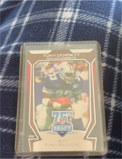 2010 Topps Draft 75th Anniversary #75DA-42 Tony Dorsett — front