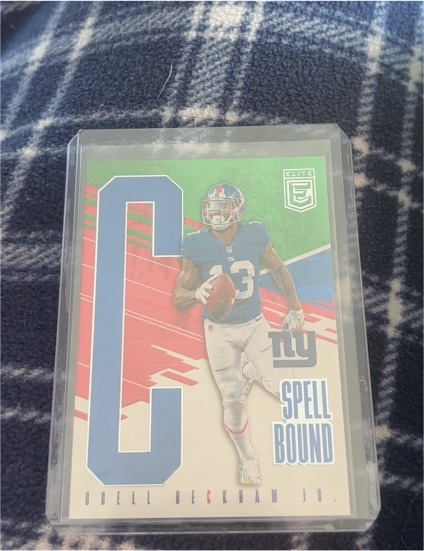 2017 Donruss Elite #36 Odell Beckham Jr. Spellbound C Green — front