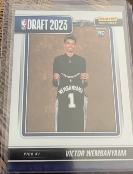 2023 Panini Instant Draft Night #DN-1 Victor Wembanyama — front