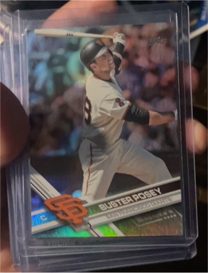2017 Topps Chrome #145 Buster Posey — front