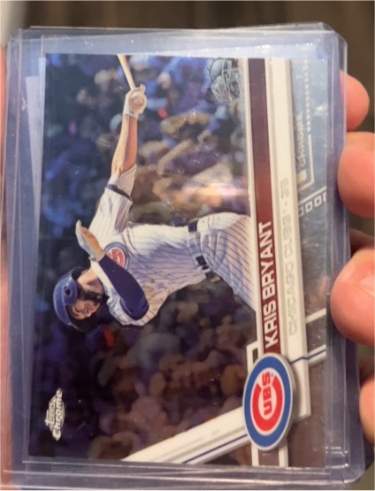 2017 Topps Chrome #1 Kris Bryant — front