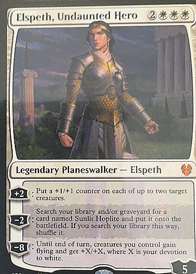 2020 MTG Elspeth, Undaunted Hero #728 — front