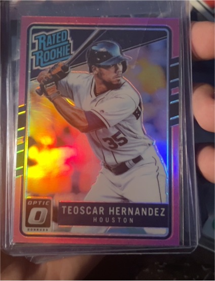 2017 Donruss Optic #62 Teoscar Hernandez Rated Rookie — front