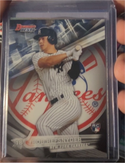2016 Bowman's Best #43 Rob Refsnyder — front