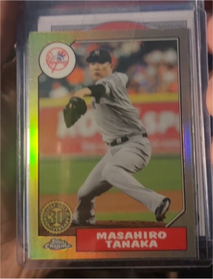 2017 Topps Chrome 30th Anniversary #87T-14 Masahiro Tanaka — front