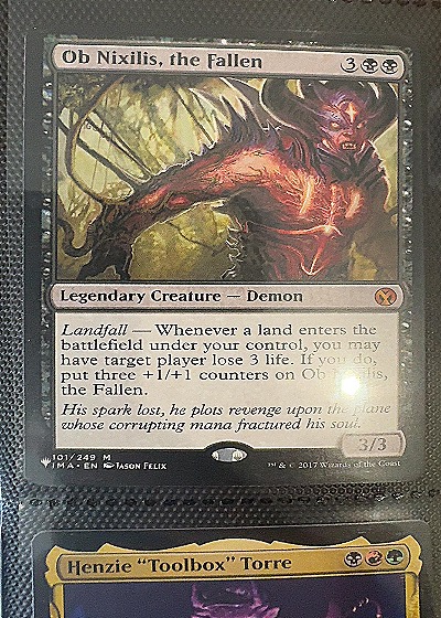 2017 Magic: The Gathering #101 Ob Nixilis, the Fallen — front