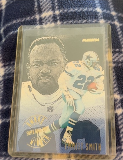 1994 Fleer #4 Emmitt Smith Super Bowl MVP Award Winner — front