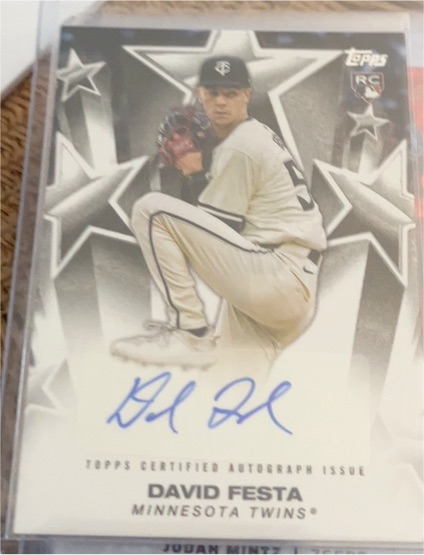 2025 Topps Series 1 Baseball Stars Autographs #BSA-DF David Festa — front