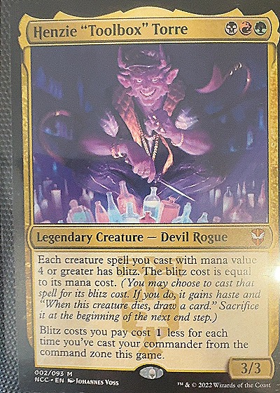 2022 Magic: The Gathering #002 Henzie "Toolbox" Torre — front