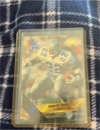 1993 Wild Card #87 Emmitt Smith — front