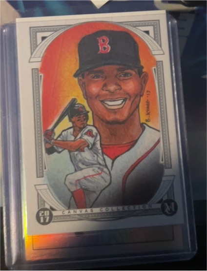2017 Topps Museum Collection Canvas Collection #CCR-XB Xander Bogaerts — front
