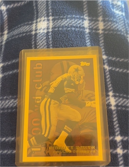 1995 Topps 1000 Yard Club #4 Emmitt Smith — front