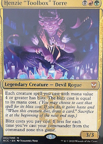 2022 Magic: The Gathering #002 Henzie "Toolbox" Torre — front