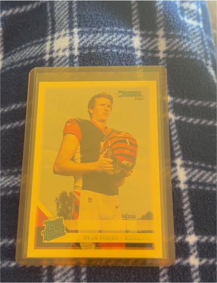 2019 Panini Donruss #306 Ryan Finley — front