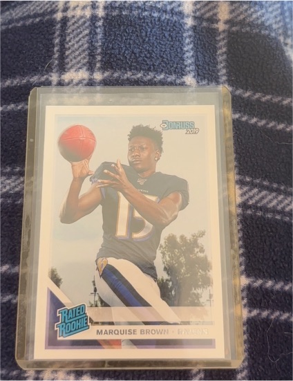 2019 Panini Donruss #312 Marquise Brown — front