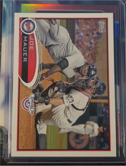 2012 Topps Opening Day #80 Joe Mauer — front