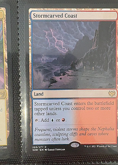 2021 Magic: The Gathering #265 Stormcarved Coast — front