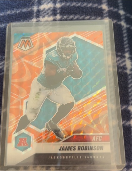 2021 Panini Mosaic Football #232 James Robinson — front