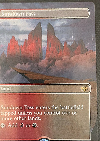 2022 Magic: The Gathering Innistrad: Crimson Vow #285 Sundown Pass — front
