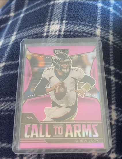 2021 Panini Playoff Call to Arms #CA-DLO Drew Lock — front