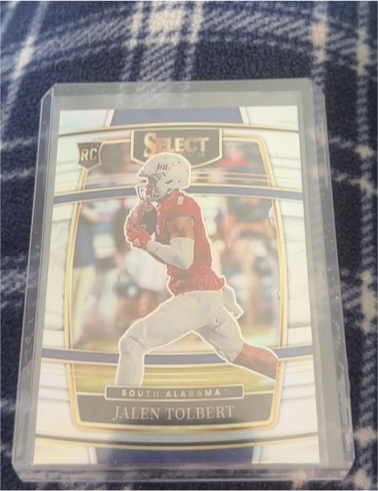 2022 Panini Select Draft Picks #14 Jalen Tolbert — front