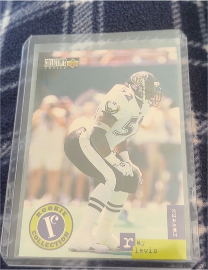 1996 Upper Deck Collector's Choice Update #U32 Ray Lewis — front