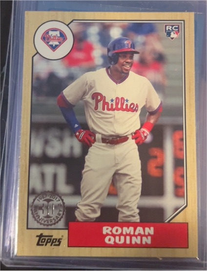 2017 Topps #185 Roman Quinn — front