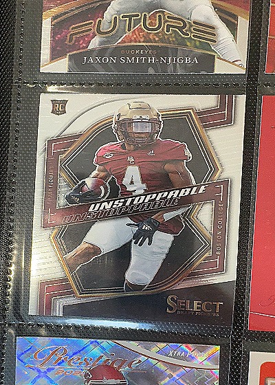 2023 Panini Select Draft Picks #UN-1 Jaxon Smith-Njigba — front