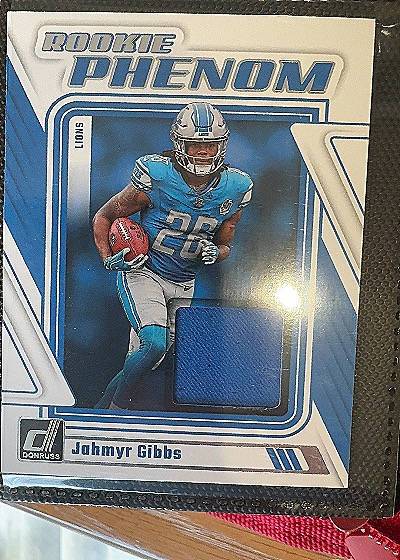 2023 Donruss Rookie Phenom #RPJ-JG Jahmyr Gibbs — front