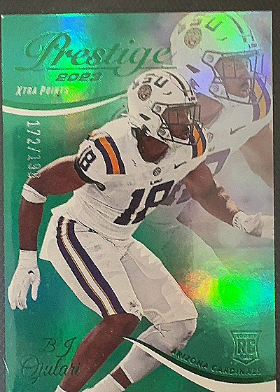 2023 Panini Prestige #305 B.J. Ojulari Xtra Points — front