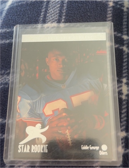1996 Upper Deck #14 Eddie George Rookie — front